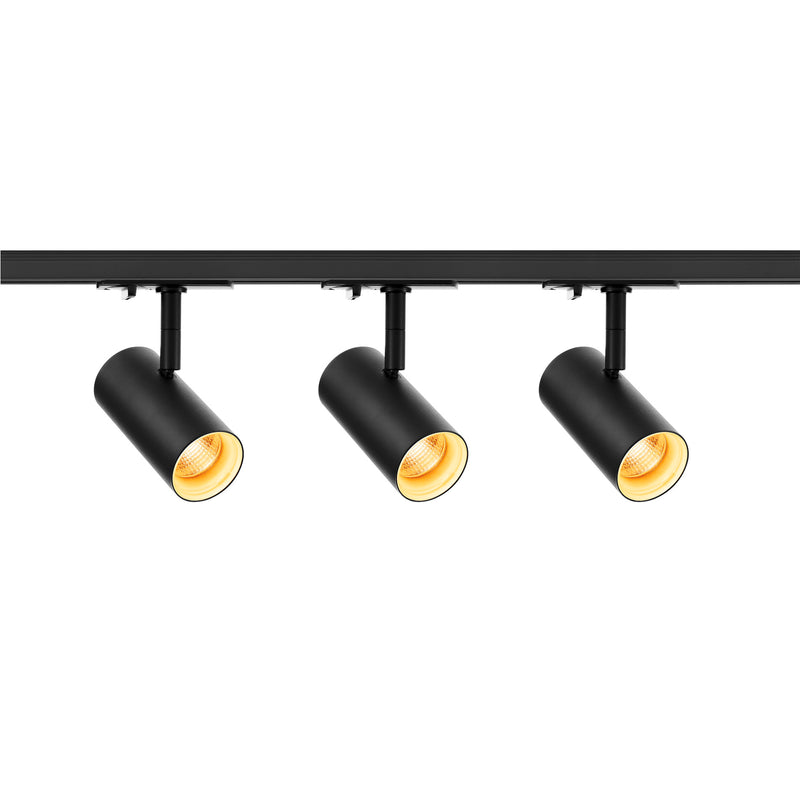 Detailed view product picture of SLV Aluminium NOBLO® SPOT, track system set, round, 2700K, 19W, trailing-edge phase, 32°, black