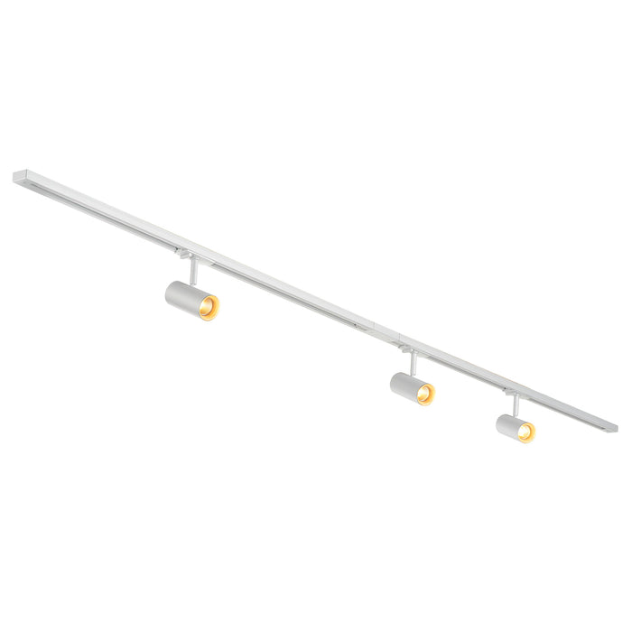 Back view product picture of SLV Aluminium NOBLO® SPOT, track system set, round, 2700K, 19W, trailing-edge phase, 32°, white