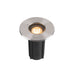 Front view product picture of SLV DASAR® S, recessed floor light, round, 4W, 3000K, 24°, IP67, cylindrical, anthracite