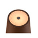 Top view product picture of SLV VINOLINA TWO, table lamp, battery-powered, IP65, 2200/2700/3000K, TOUCH, rust