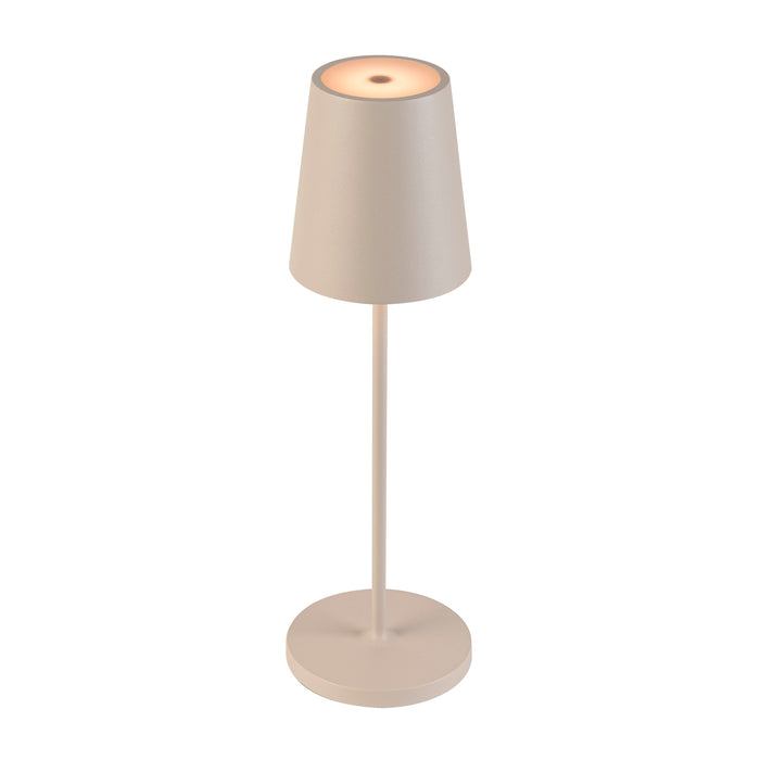 SLV VINOLINA TWO, table lamp, battery-powered, IP65, 2200/2700/3000K, TOUCH, beige