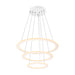 SLV ONE FLAT, pendant light, triple, 300cm, 2700/3000K, DALI 2, Touch, white