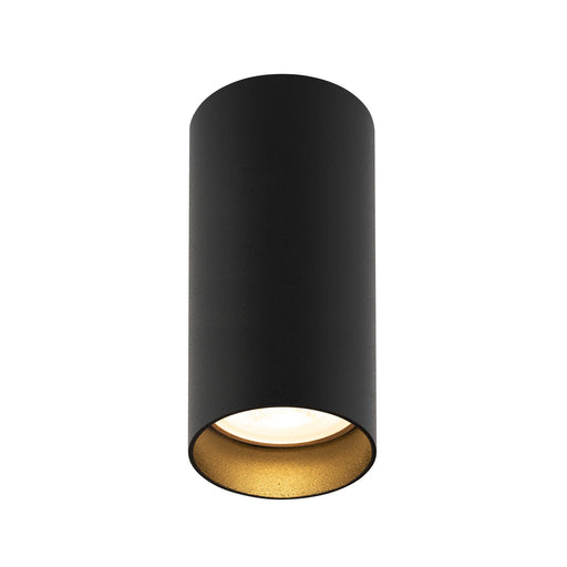 SLV KAMI, ceiling-mounted light, round, 1x max. 10W, GU10, matt black