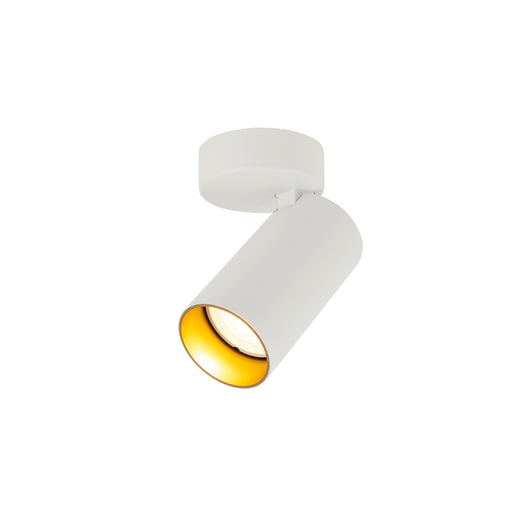 SLV KAMI, wall and ceiling-mounted light, 1x max. 10W, GU10, white/gold