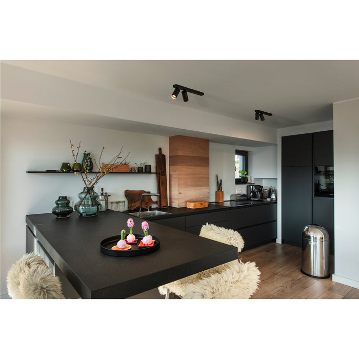 Similar figure of SLV KAMI, ceiling-mounted light, double, long, 2x max. 10W, GU10, white/gold