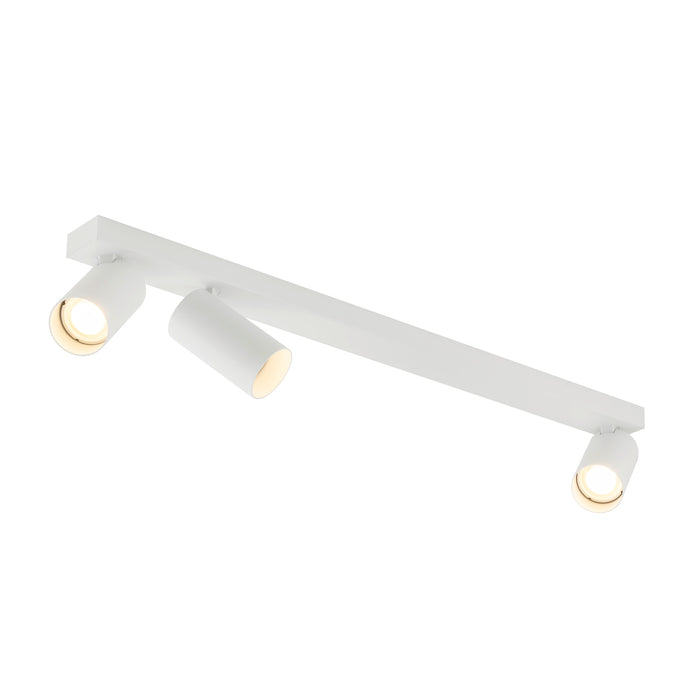 SLV KAMI, ceiling-mounted light, 3x max. 10W, GU10, white