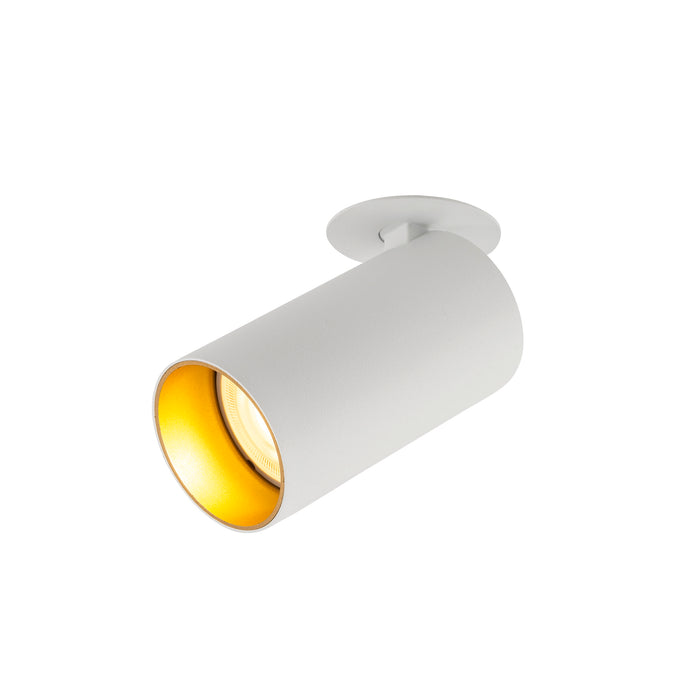 KAMI, recessed ceiling light, 1x max. 10W, GU10, white/gold