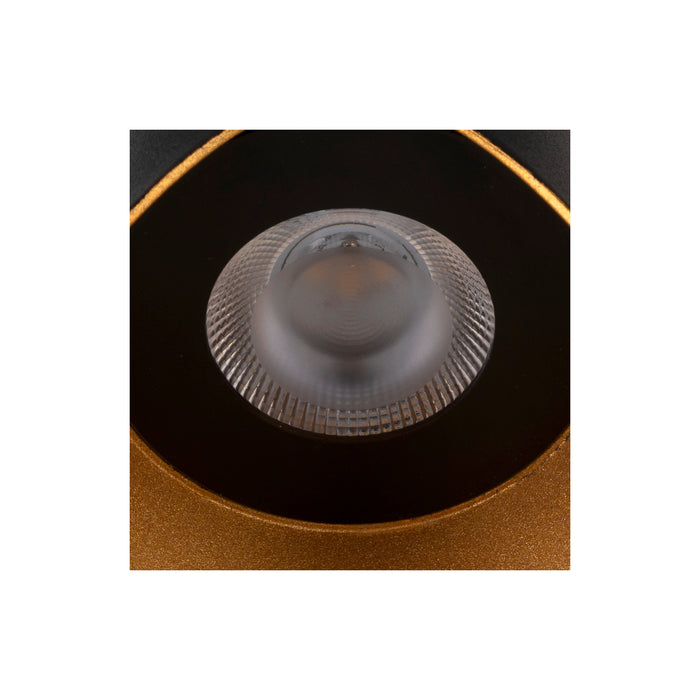 Bottom view product picture of SLV MODELA, wall light, up/down, 2700K, PHASE, black/gold