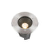 Back view product picture of SLV DASAR® M, recessed floor light, round cover, 24°, 3000K, incl. DALI driver, stainless steel