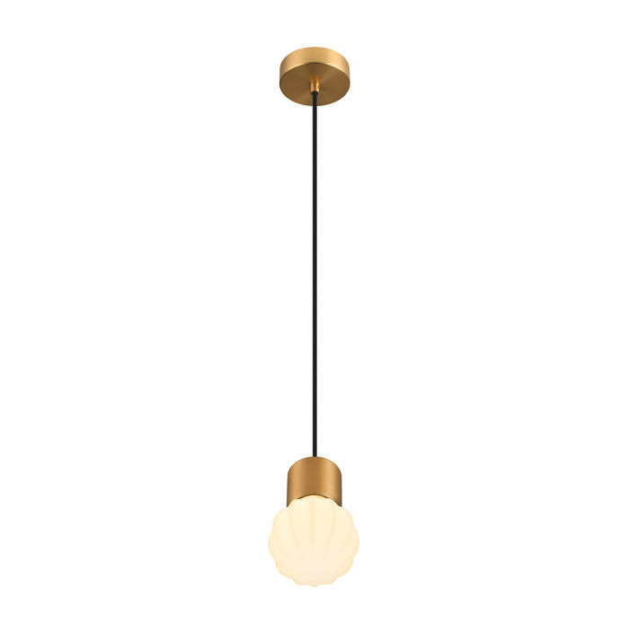 Detailed view product picture of SLV VARYT, pendant light, 150cm, E14, 6W, brass