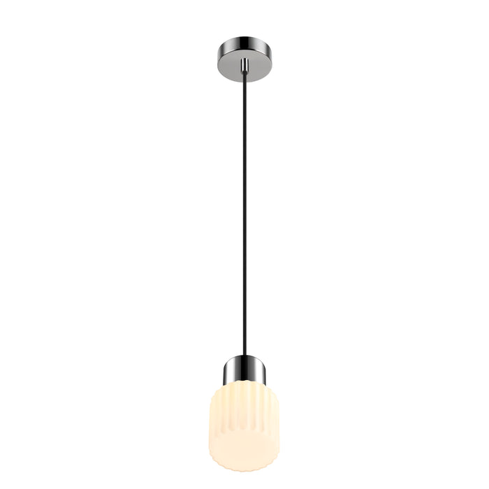 Front view product picture of SLV VARYT, pendant light, 150cm, E14, 6W, chrome