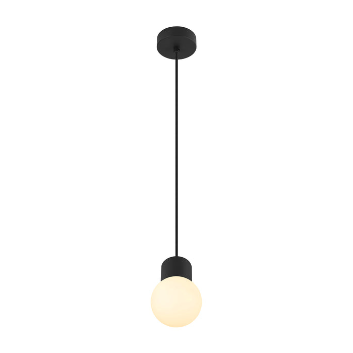 VARYT, pendant light, 150cm, E14, 6W, black