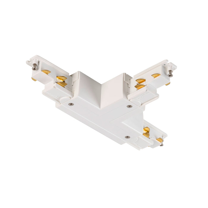 SLV S-TRACK T-connector, adjustable, left, with feed-in option, DALI, PHASE, white