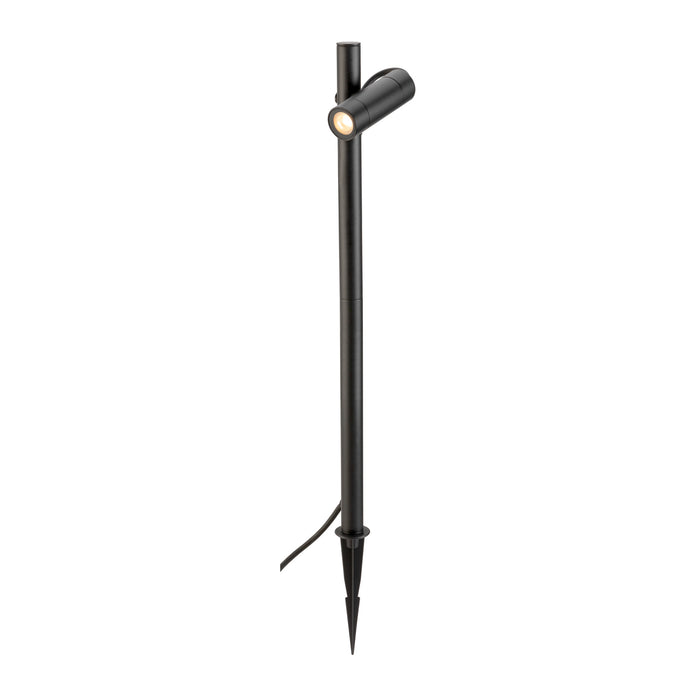 SLV HELIA SLIM Pole, single, LED outdoor free-standing light, black IP65 3000K