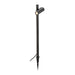 SLV HELIA SLIM Pole, single, LED outdoor free-standing light, black IP65 3000K