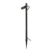 Bottom view product picture of SLV HELIA SLIM Pole, single, LED outdoor free-standing light, black IP65 3000K