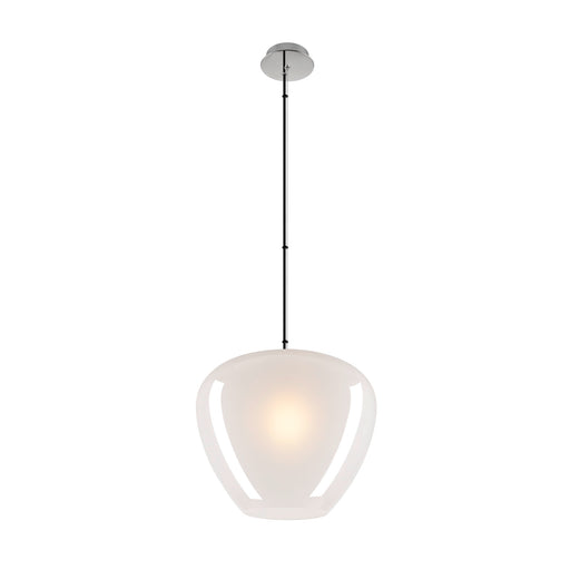 SLV PANTILO CONVEX 40, pendant light, 150cm, E27, max. 40W, white