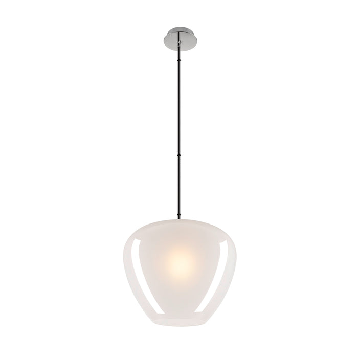 SLV PANTILO CONVEX 40, pendant light, 150cm, E27, max. 40W, white