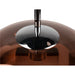 Bottom view product picture of SLV PANTILO CONVEX 29, pendant light, 250cm, E27, max. 40W, copper
