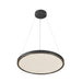 Back view product picture of SLV ONE CUBE, pendant light, 300cm, 4000K, DALI 2, Touch, black