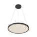 Back view product picture of SLV ONE CUBE UP/DOWN, pendant light, 300cm, 4000K, DALI 2, Touch, black