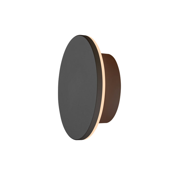 Back view product picture of SLV D-RING S, wall light, PHASE, 2700/3000K, PHASE, IP65, black