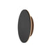 Back view product picture of SLV D-RING M, wall light, PHASE, 2700/3000K, PHASE, IP65, black