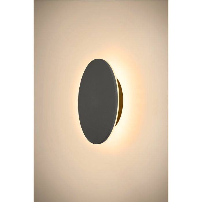Ambient picture of SLV D-RING M, wall light, PHASE, 2700/3000K, PHASE, IP65, black