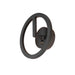 SLV Q-RING, wall light, sensor, 3000K, IP54, black