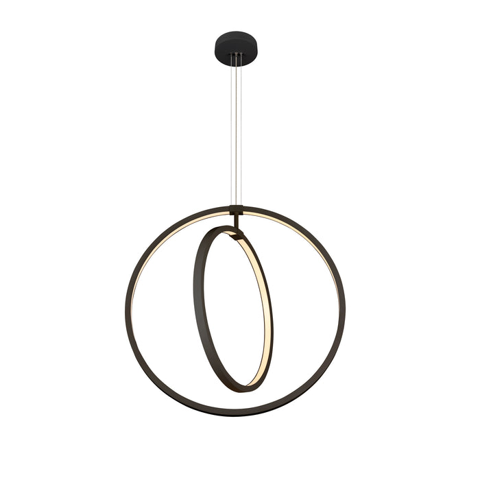 Sloping product picture of SLV ONE VERTICAL PD, pendant light, 180cm, 2700/3000K, PHASE, black