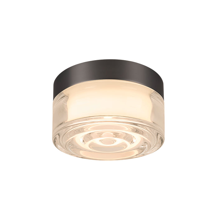 View from the left side product picture of SLV CYFT WAVE, wall- and ceiling-mounted light, 2700/3000/4000K, 6.5W, PHASE, black