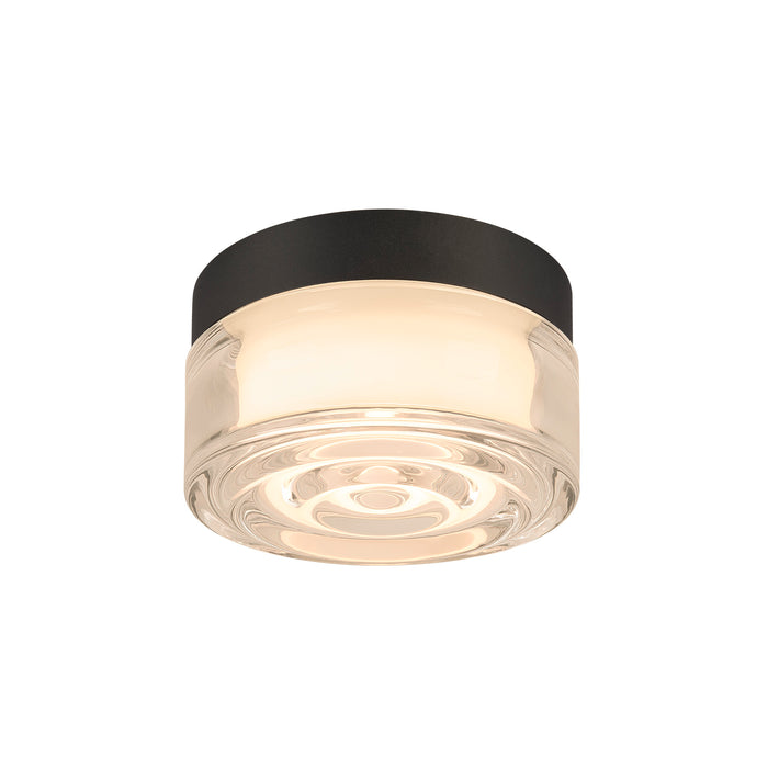 Back view product picture of SLV CYFT WAVE, wall- and ceiling-mounted light, 2700/3000/4000K, 6.5W, PHASE, black