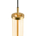 Detailed view product picture of SLV QUIMERA, 1~ pendant light, pendant length 150cm, 2700K, PHASE, brushed brass