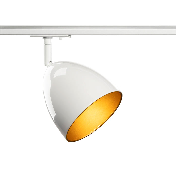 PARA CONE 14, 1 phase system light, GU10, white/gold