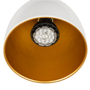 Back view product picture of SLV Aluminium PARA CONE 14, 1 phase system light, GU10, white/gold