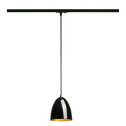 SLV PARA CONE 14, pendant light for 1-phase system, GU10, black/gold