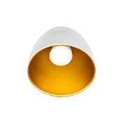 Bottom view product picture of SLV PARA CONE 14, pendant light for 1-phase system, GU10, white/gold