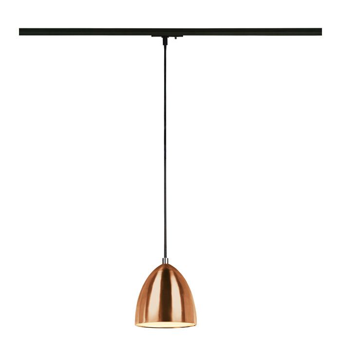 PARA CONE 14, pendant light for 1-phase system, GU10, copper