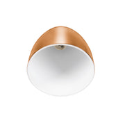 Bottom view product picture of SLV PARA CONE 14, pendant light for 1-phase system, GU10, copper