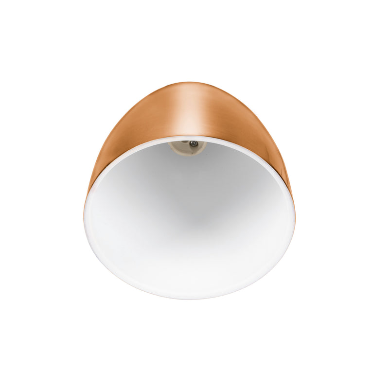 Bottom view product picture of SLV PARA CONE 14, pendant light for 1-phase system, GU10, copper