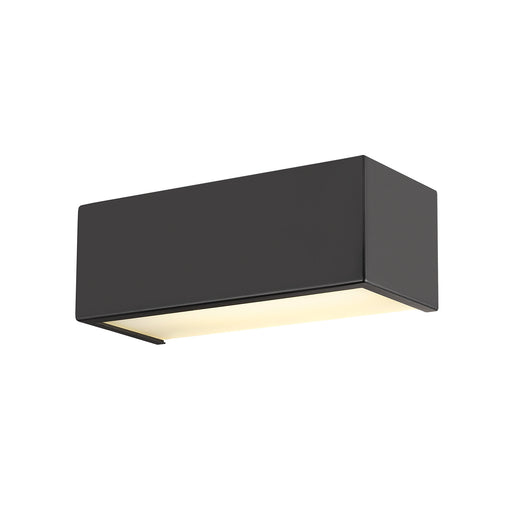 SLV CHROMBO, wall-mounted light, square, 3000K, 8 W, PHASE, 120°, black
