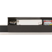 Bottom view product picture of SLV ONE LINEAR 70, wall-mounted light, UP/DOWN, 2700/3000K, PHASE, black