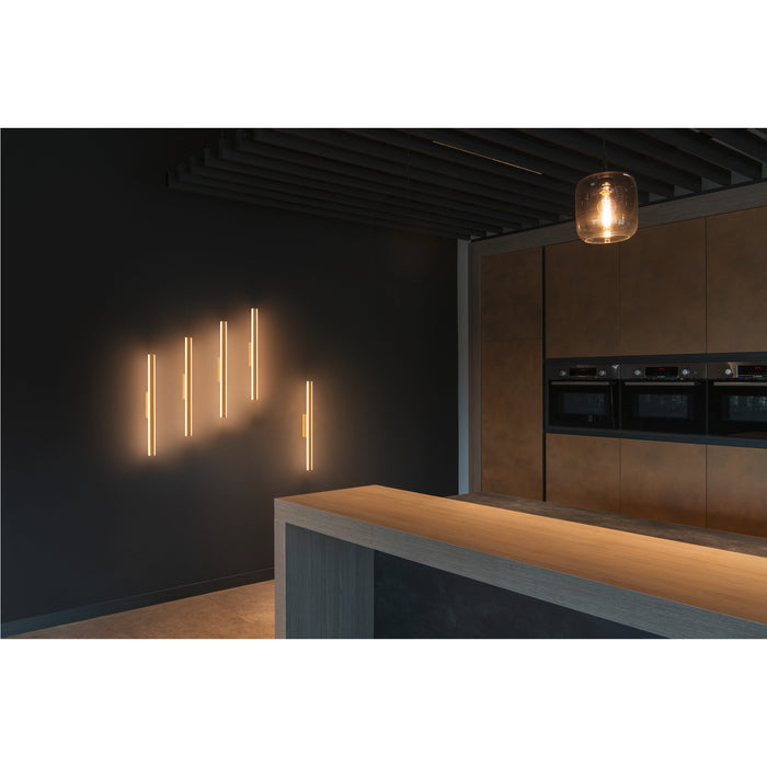 SLV 1008086 ONE LINEAR 50, wall-mounted light, UP/DOWN, 2700/3000 K, PHASE, brass (MD20)