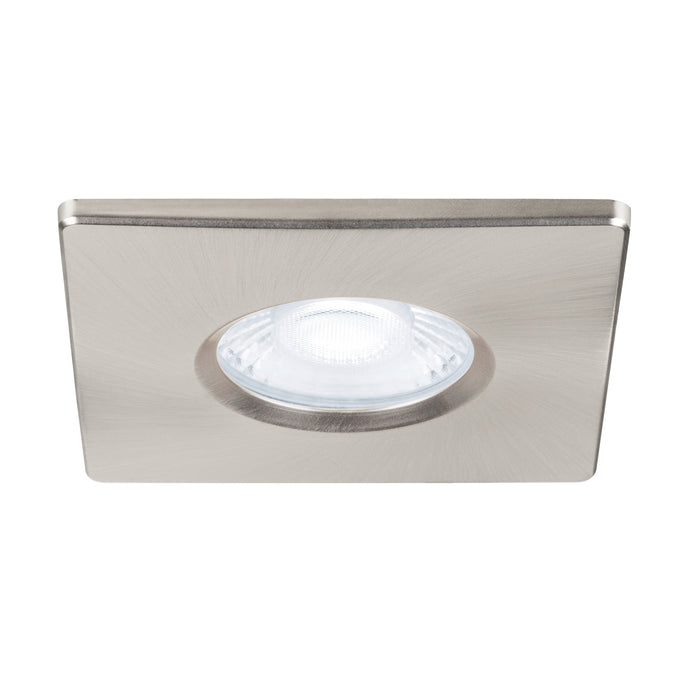 Front view product picture of SLV UNIVERSAL DOWNLIGHT cover, for downlight, IP65, square, aluminium