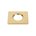 SLV UNIVERSAL DOWNLIGHT cover, for downlight, IP65, square, gold matt