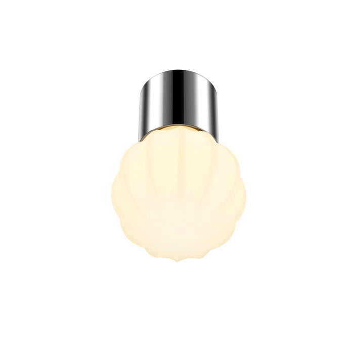 Sloping product picture of SLV VARYT, ceiling-mounted light, round, 1x max. 6W, E14, chrome
