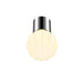 Sloping product picture of SLV VARYT, ceiling-mounted light, round, 1x max. 6W, E14, chrome