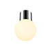 Bottom view product picture of SLV VARYT, ceiling-mounted light, round, 1x max. 6W, E14, chrome