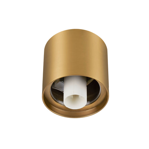 SLV VARYT, ceiling-mounted light, round, 1x max. 6W, E14, brass