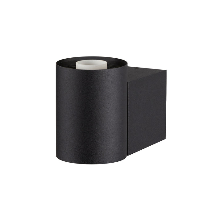 SLV VARYT, wall-mounted light, round, 1x max. 6W, E14, black